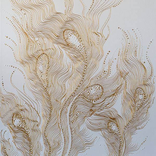 Sisterhood Abstract Painting Natalia Revoniuk - Subjektiv.art