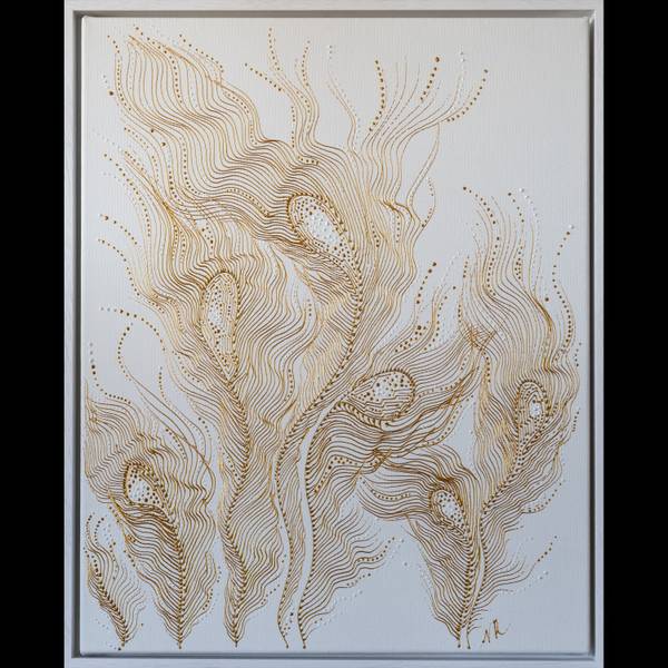 Sisterhood Abstract Painting Natalia Revoniuk - Subjektiv.art