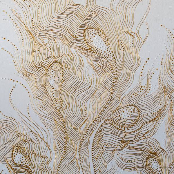 Sisterhood Abstract Painting Natalia Revoniuk - Subjektiv.art