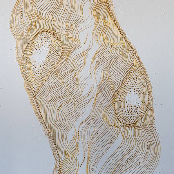 Soulmates Abstract Painting Natalia Revoniuk - Subjektiv.art