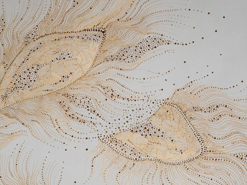 The Song of the Soul Abstract Painting Natalia Revoniuk - Subjektiv.art