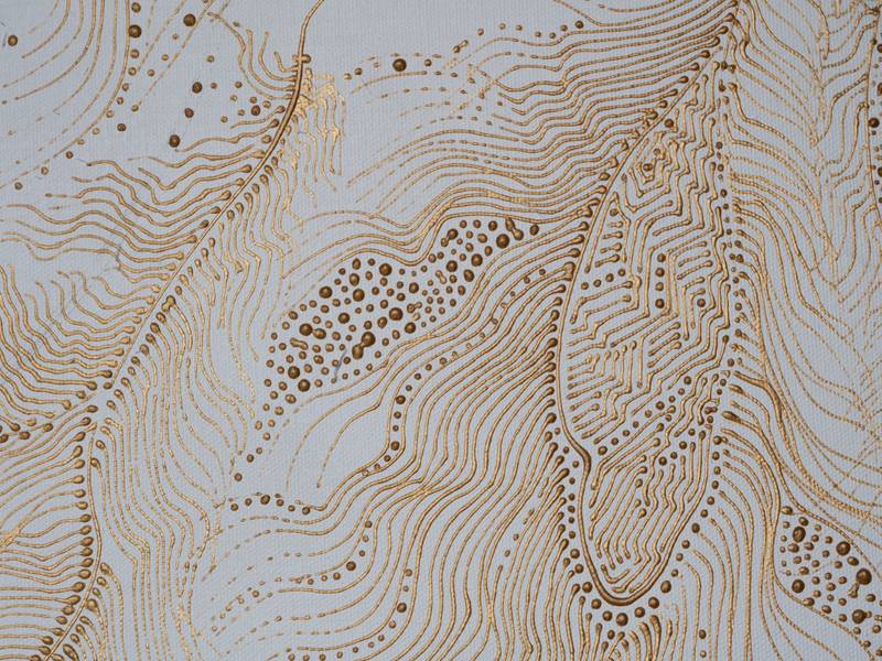 The Song of the Soul Abstract Painting Natalia Revoniuk - Subjektiv.art