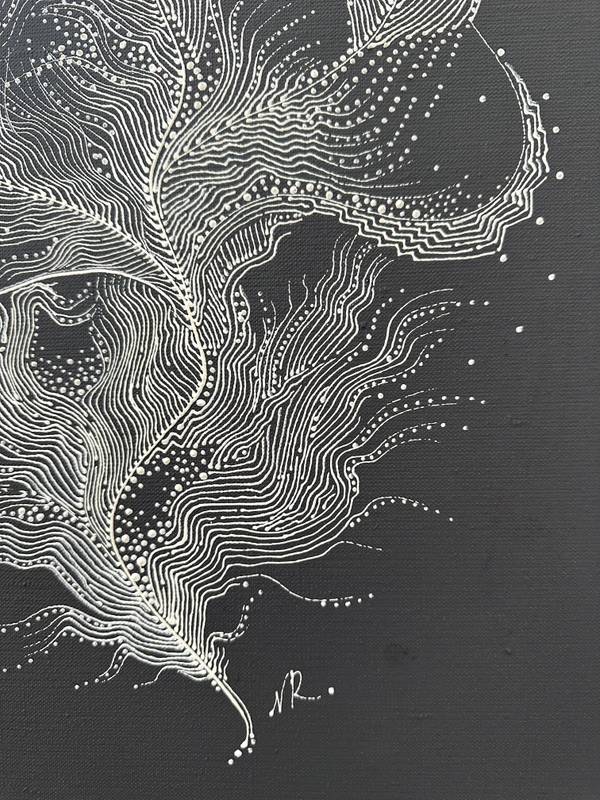 Tree of Your Power Abstract Painting Natalia Revoniuk - Subjektiv.art