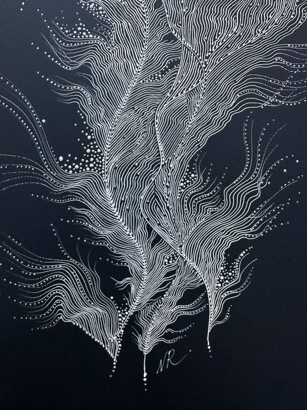 Sunny Abstract Painting Natalia Revoniuk - Subjektiv.art