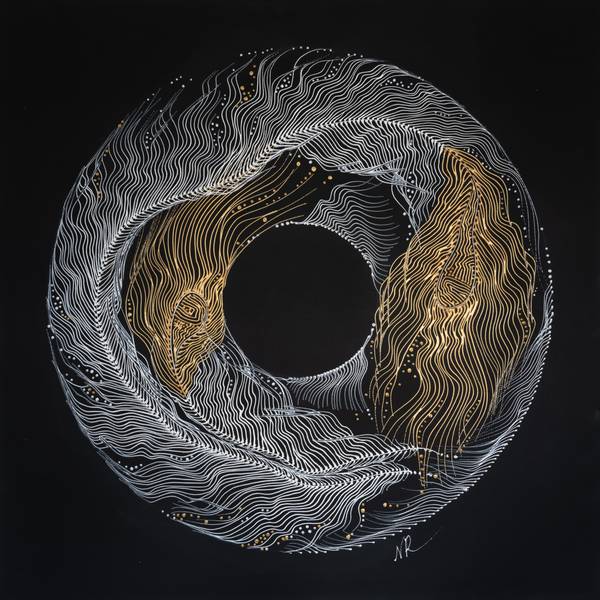 Layers of Consciousness Abstract Painting Natalia Revoniuk - Subjektiv.art