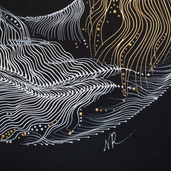 Layers of Consciousness Abstract Painting Natalia Revoniuk - Subjektiv.art