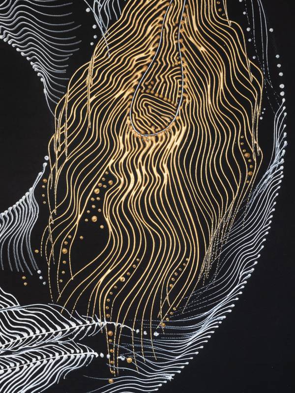 Layers of Consciousness Abstract Painting Natalia Revoniuk - Subjektiv.art