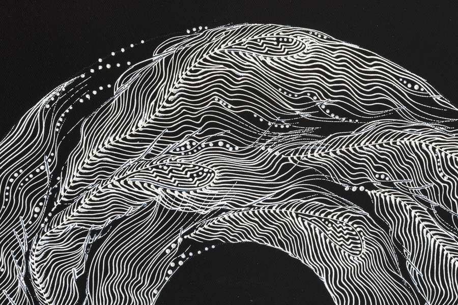 Alignment Abstract Painting Natalia Revoniuk - Subjektiv.art