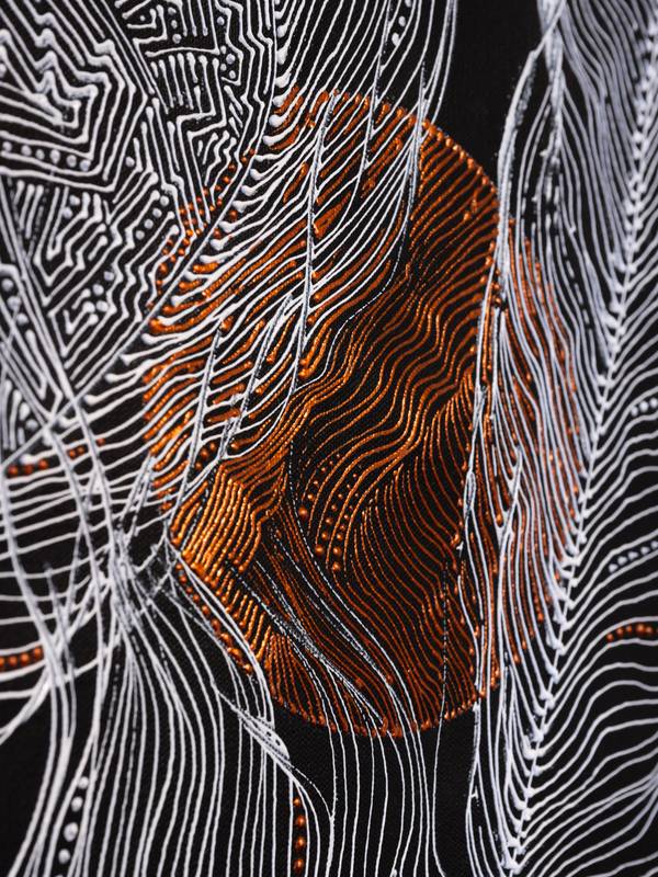 The Frequency of Joy Abstract Painting Natalia Revoniuk - Subjektiv.art