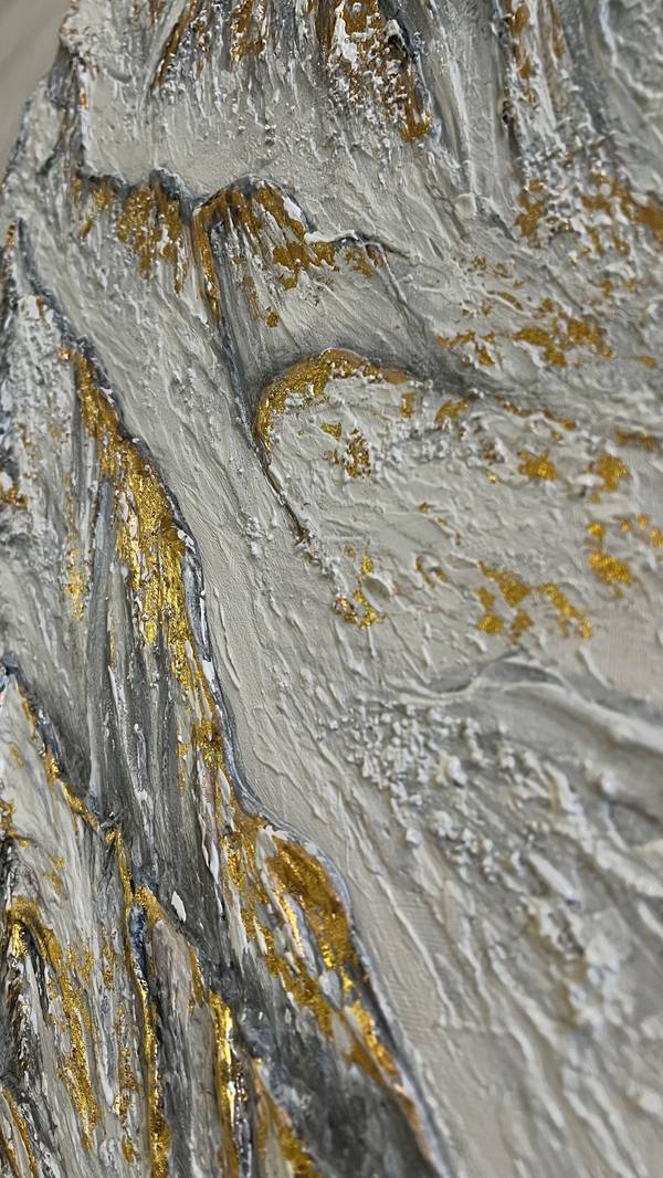 Touch of the Sky Abstract Painting Yuliia Kiselova - Subjektiv.art