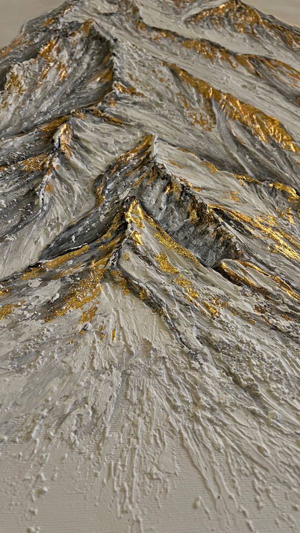 Touch of the Sky Abstract Painting Yuliia Kiselova - Subjektiv.art