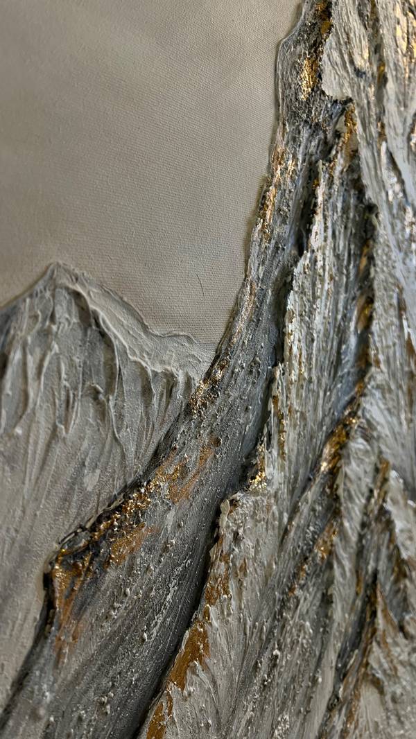 Touch of the Sky Abstract Painting Yuliia Kiselova - Subjektiv.art