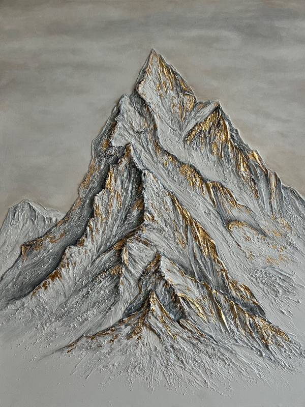 Touch of the Sky Abstract Painting Yuliia Kiselova - Subjektiv.art