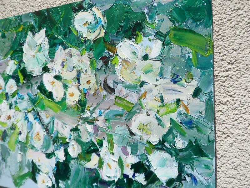 " jasmine flower" Impressionistic Painting Yehor Dulin - Subjektiv.art