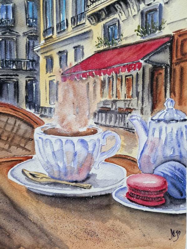 Where dreams are born Expressive and gestural Painting Olena Yemelianova - Subjektiv.art