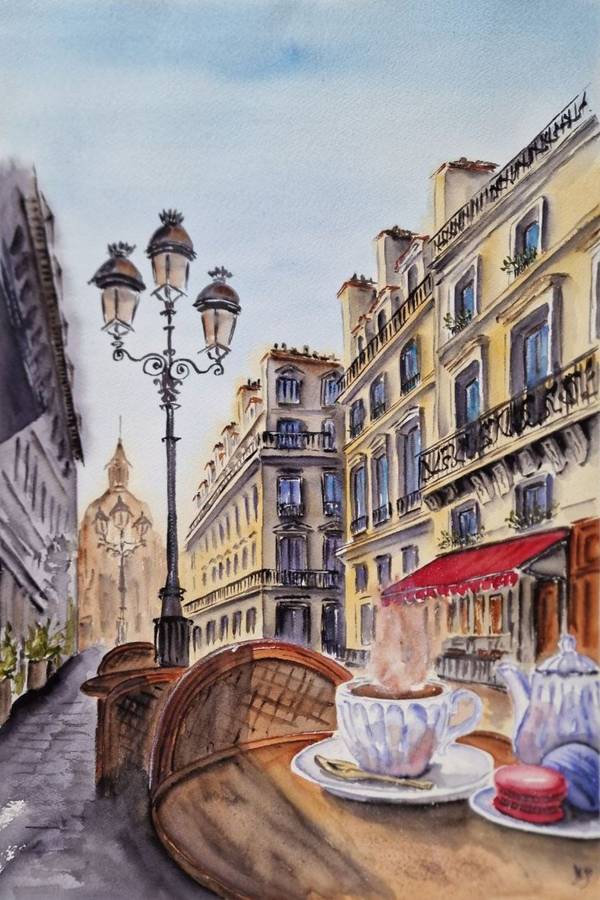 Where dreams are born Expressive and gestural Painting Olena Yemelianova - Subjektiv.art