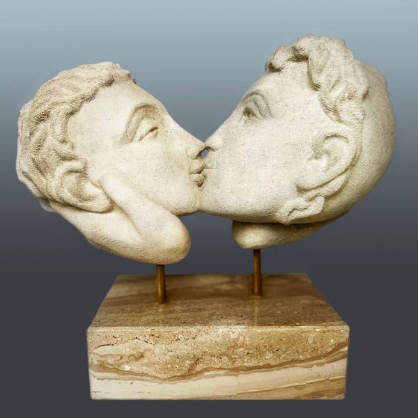 LIPS TALK Modern Sculpture Roman Kykta - Subjektiv.art