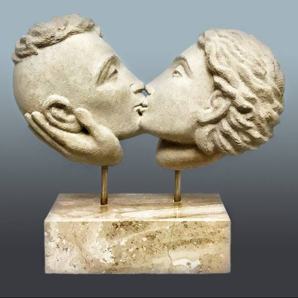 LIPS TALK Modern Sculpture Roman Kykta - Subjektiv.art