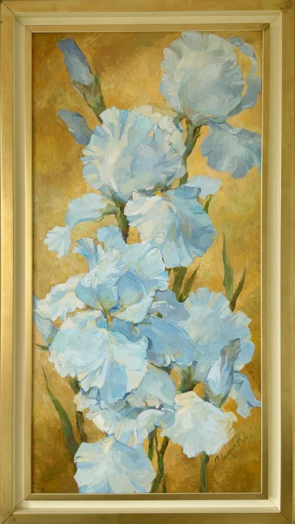 Large white irises Julia Chemerys - Subjektiv.art