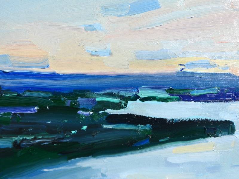 " Silence" Impressionistic Painting Yehor Dulin - Subjektiv.art