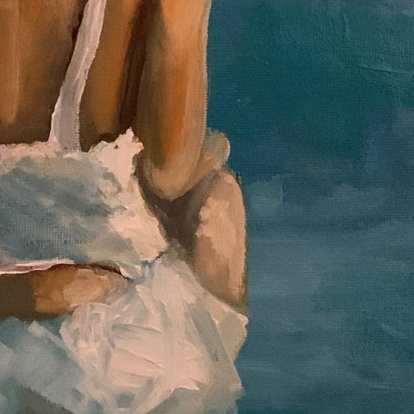 Girl and sea Fine Art Painting Iryna Mytkovska - Subjektiv.art