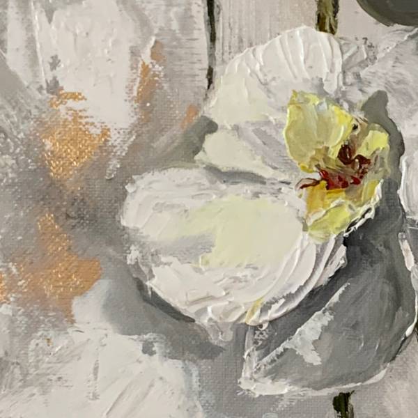 Orchid Organic Painting Iryna Mytkovska - Subjektiv.art