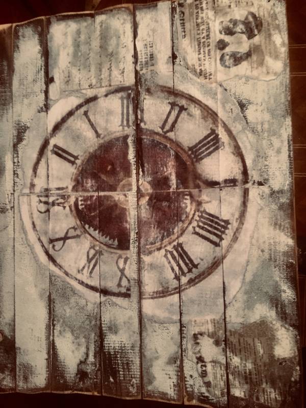 Loft desk Collage Painting Iryna Mytkovska - Subjektiv.art