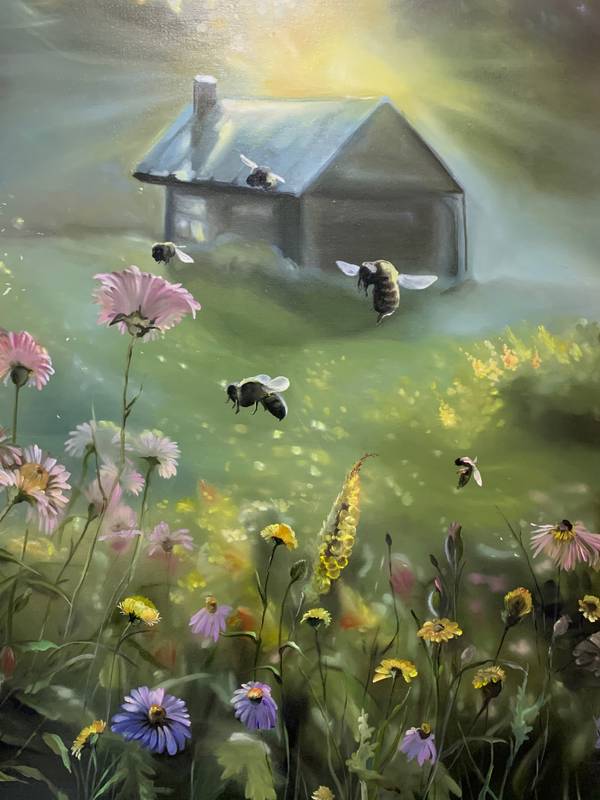 Silense of nature Photorealistic Painting Iryna Mytkovska - Subjektiv.art