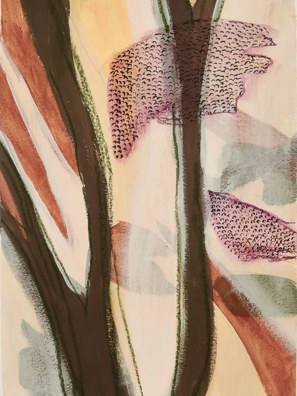 Mist in the Forest  Fine Art Drawing Sacha van Eerten - Subjektiv.art