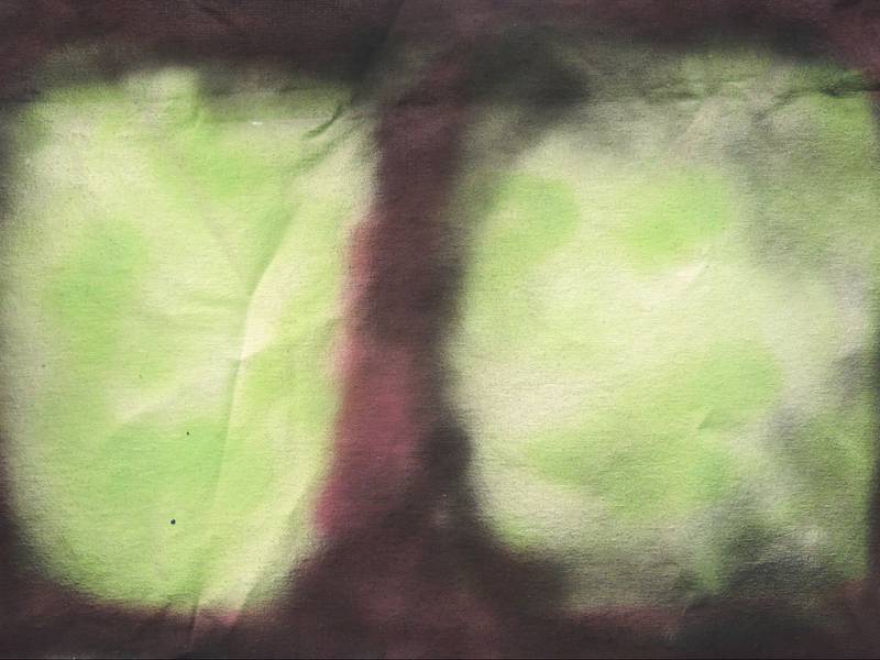Convex contact between worlds Abstract Painting Caro de Valk - Subjektiv.art