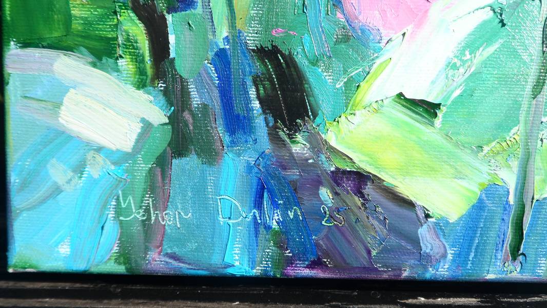 Mallows Expressive and gestural Painting Yehor Dulin - Subjektiv.art