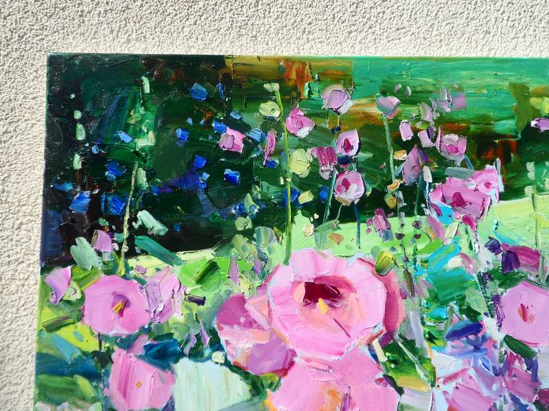 Mallows Expressive and gestural Painting Yehor Dulin - Subjektiv.art