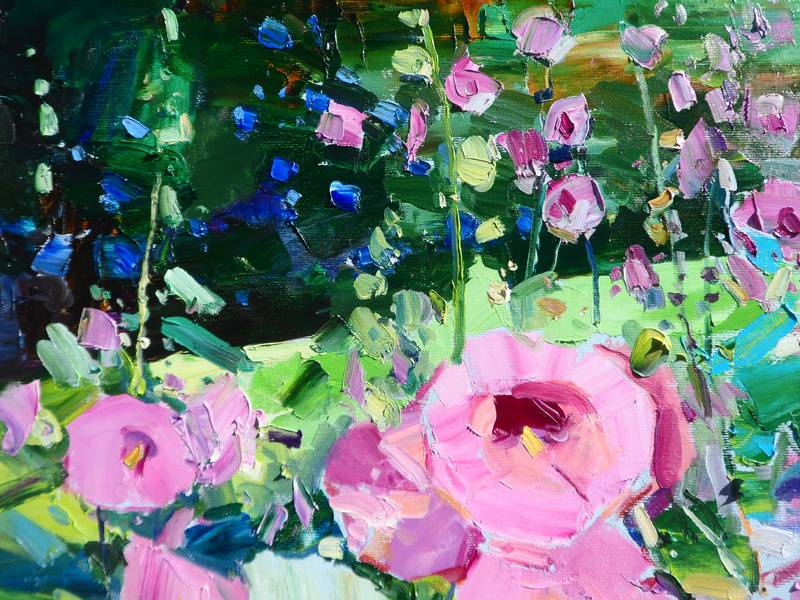 Mallows Expressive and gestural Painting Yehor Dulin - Subjektiv.art