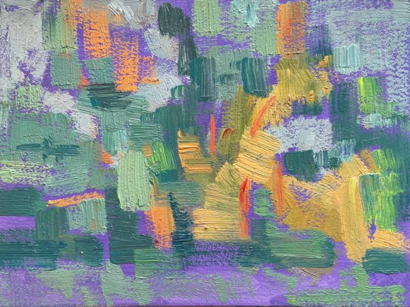 abstractional trees Abstract Painting Anastasiia Boiko - Subjektiv.art