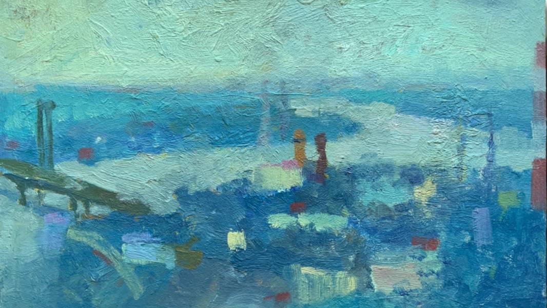 kyiv Impressionistic Painting Anastasiia Boiko - Subjektiv.art