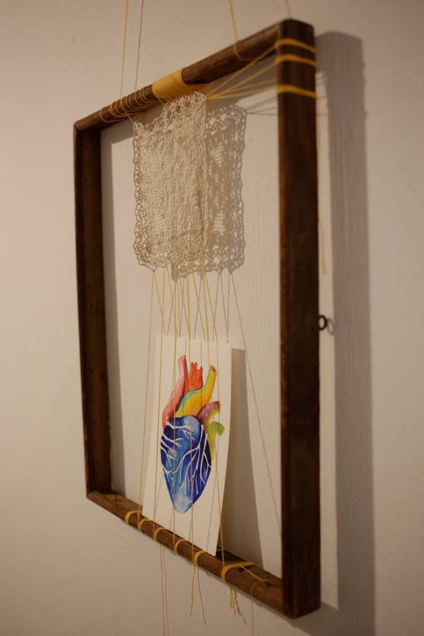 two swallows Unspecified Mixed media Sophie Vitovec - Subjektiv.art