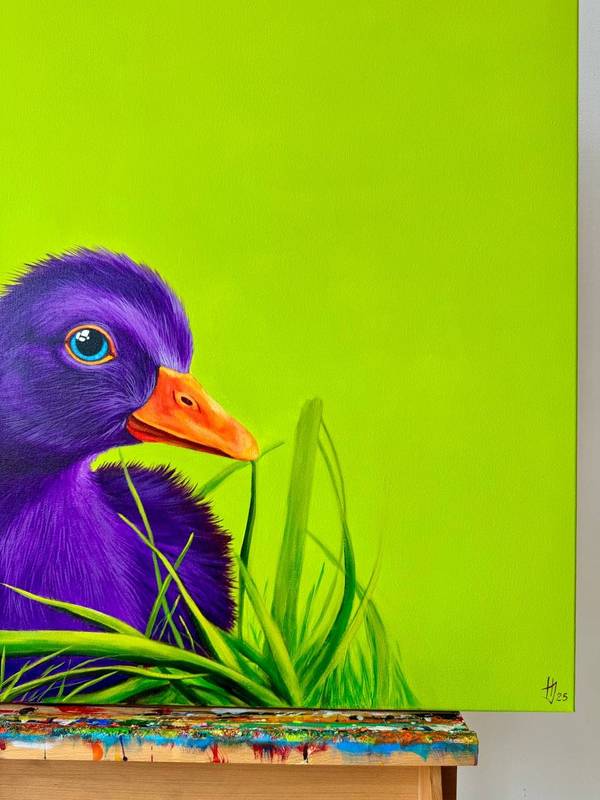 Baby Surrealistic Painting Ivanka Nechyporuk - Subjektiv.art