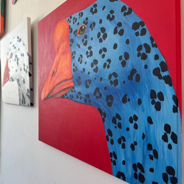 Leopard Surrealistic Painting Ivanka Nechyporuk - Subjektiv.art