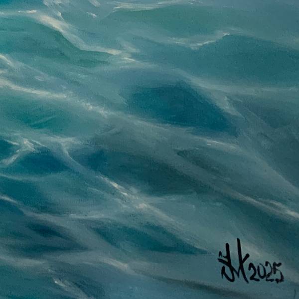 Sea Photorealistic Painting Iryna Mytkovska - Subjektiv.art