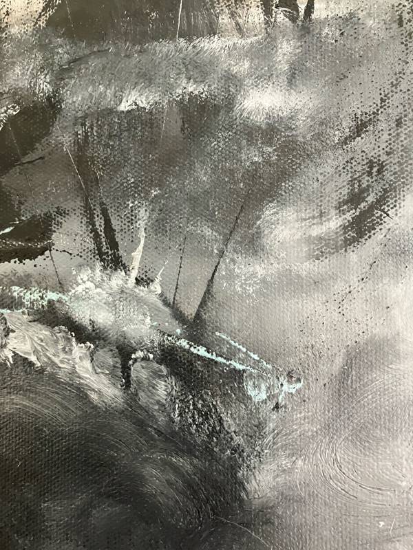 Ghost Ship at Midnight Surrealistic Painting janet sked - Subjektiv.art