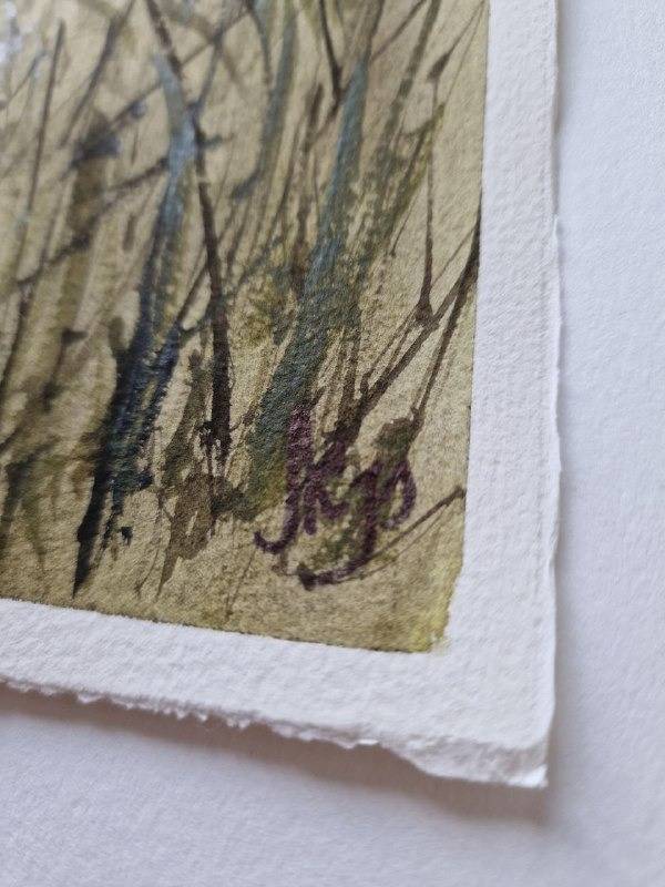 Unspeakable tenderness Expressive and gestural Painting Olena Yemelianova - Subjektiv.art