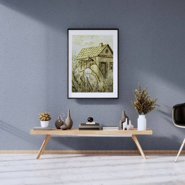 Unspeakable tenderness Expressive and gestural Painting Olena Yemelianova - Subjektiv.art