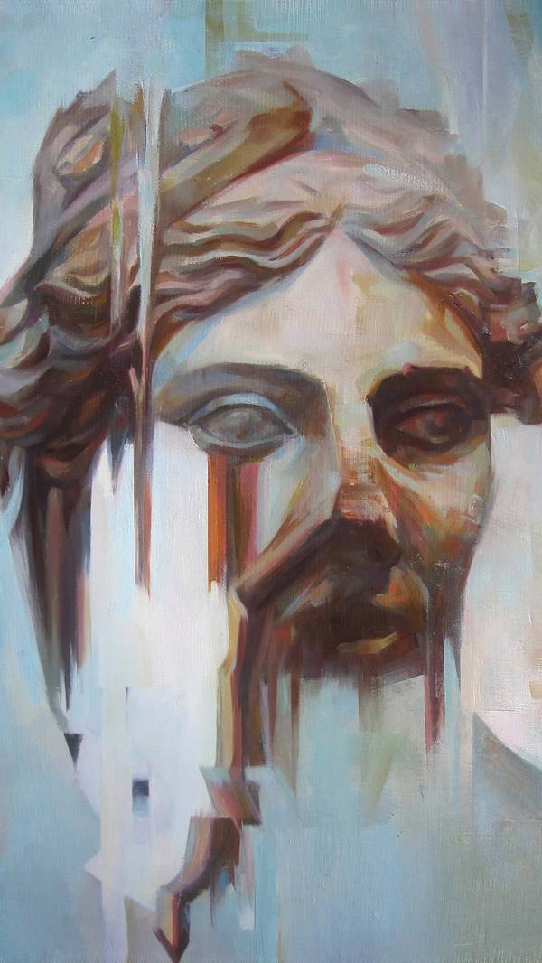 Remains 1 Expressive and gestural Painting Svitlana Ahranovska - Subjektiv.art