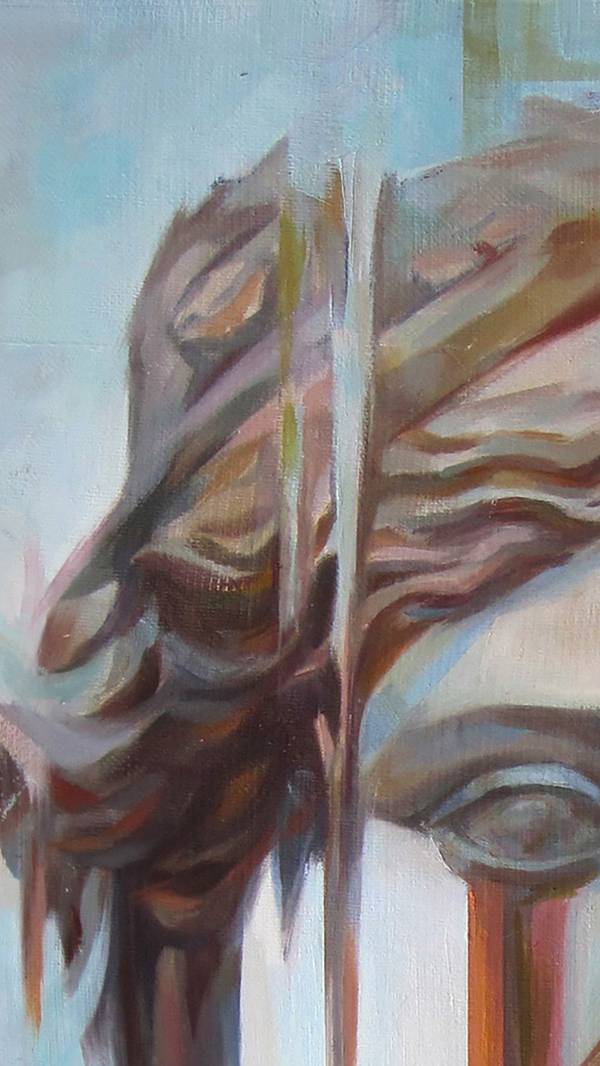 Remains 1 Expressive and gestural Painting Svitlana Ahranovska - Subjektiv.art