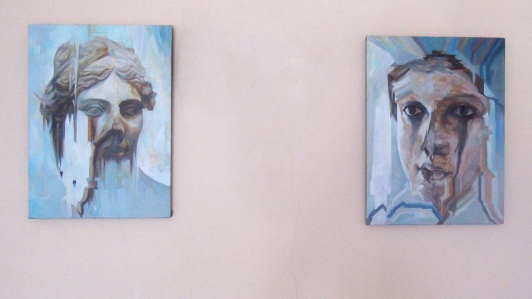 Remains 1 Expressive and gestural Painting Svitlana Ahranovska - Subjektiv.art