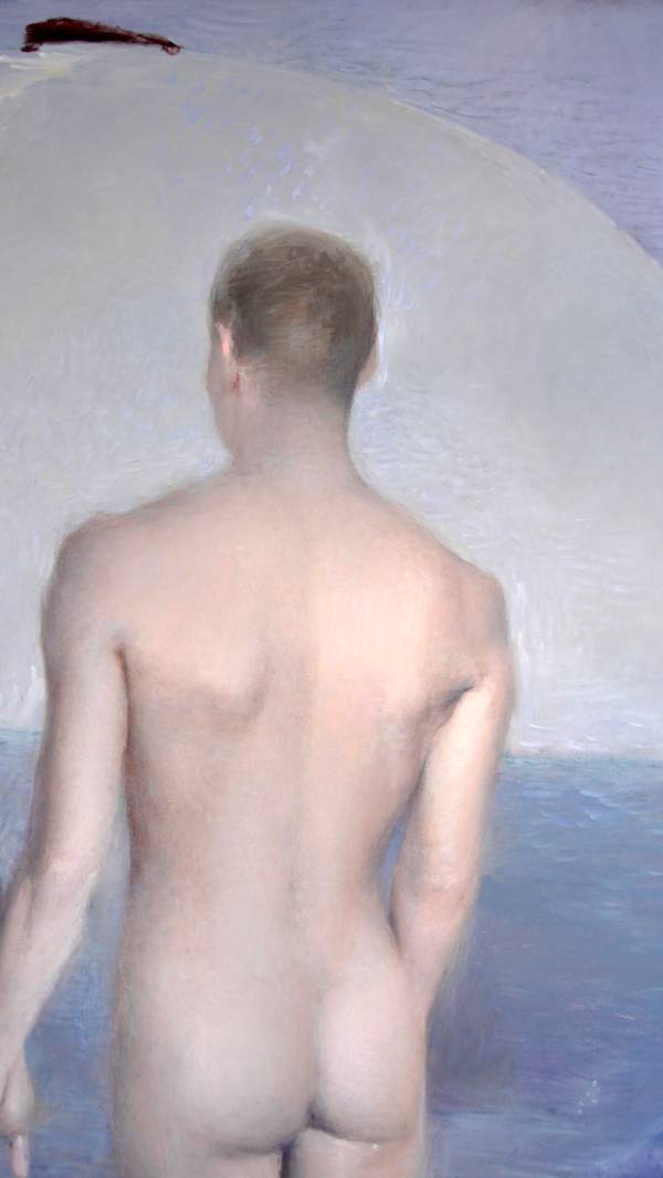 "The Image That Waited But No One Chose It (Canvas Version)", 2025  - Subjektiv.art