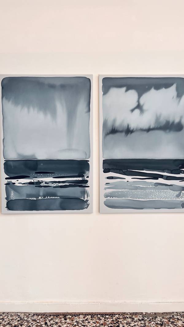 Tense horizon line Impressionistic Painting Elmira Shemsedinova - Subjektiv.art