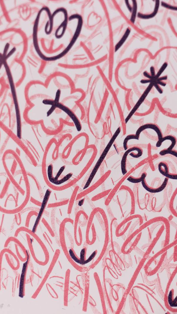 Stems Abstract Engraving Olha Hnativ - Subjektiv.art