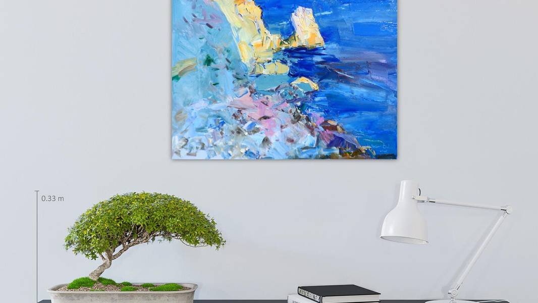 Sardinia. Warm evening Impressionistic Painting Yehor Dulin - Subjektiv.art