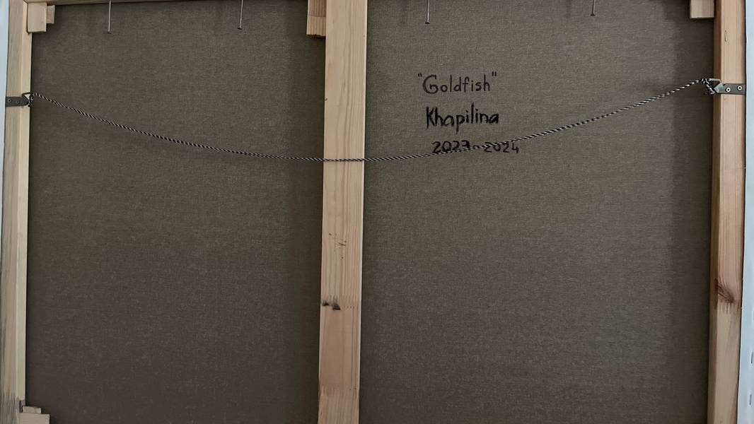 Goldfish Fine Art Painting Kateryna Khapilina - Subjektiv.art